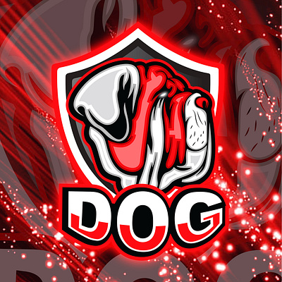 dog gaming logo mascot logo e sport logo bog emotes dog gaming logo dog logo dog sub badge logo design