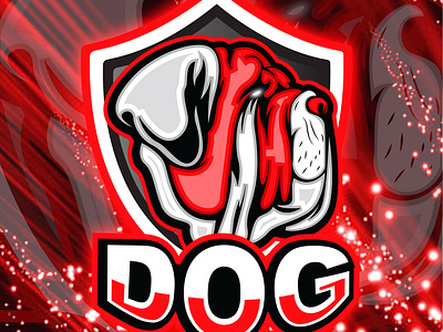 dog gaming logo mascot logo e sport logo bog emotes dog gaming logo dog logo dog sub badge logo design