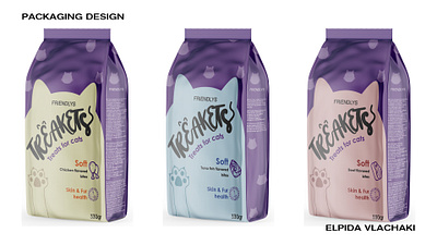 Packaging design for cat treats