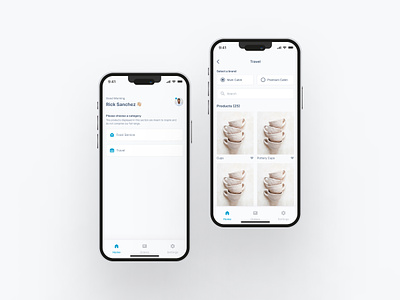 Redesign of an industrial product design company app design mobile design ui