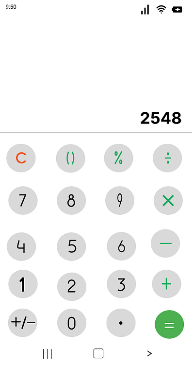 Mobile Calculator 004 challenge ui calculation calculator for mobile design challenge dribble 4 dribble mobile calculator