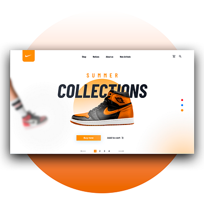 e-Commerce Shop ui ux web design