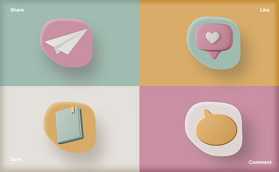 Girly Quirky Social media icons app branding dailyui design graphic design illustration logo ui ux vector