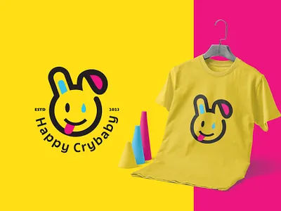 Recent project for a baby clothing line! baby bold branding clean clothing line conceptual design logo minimalist simple smiley