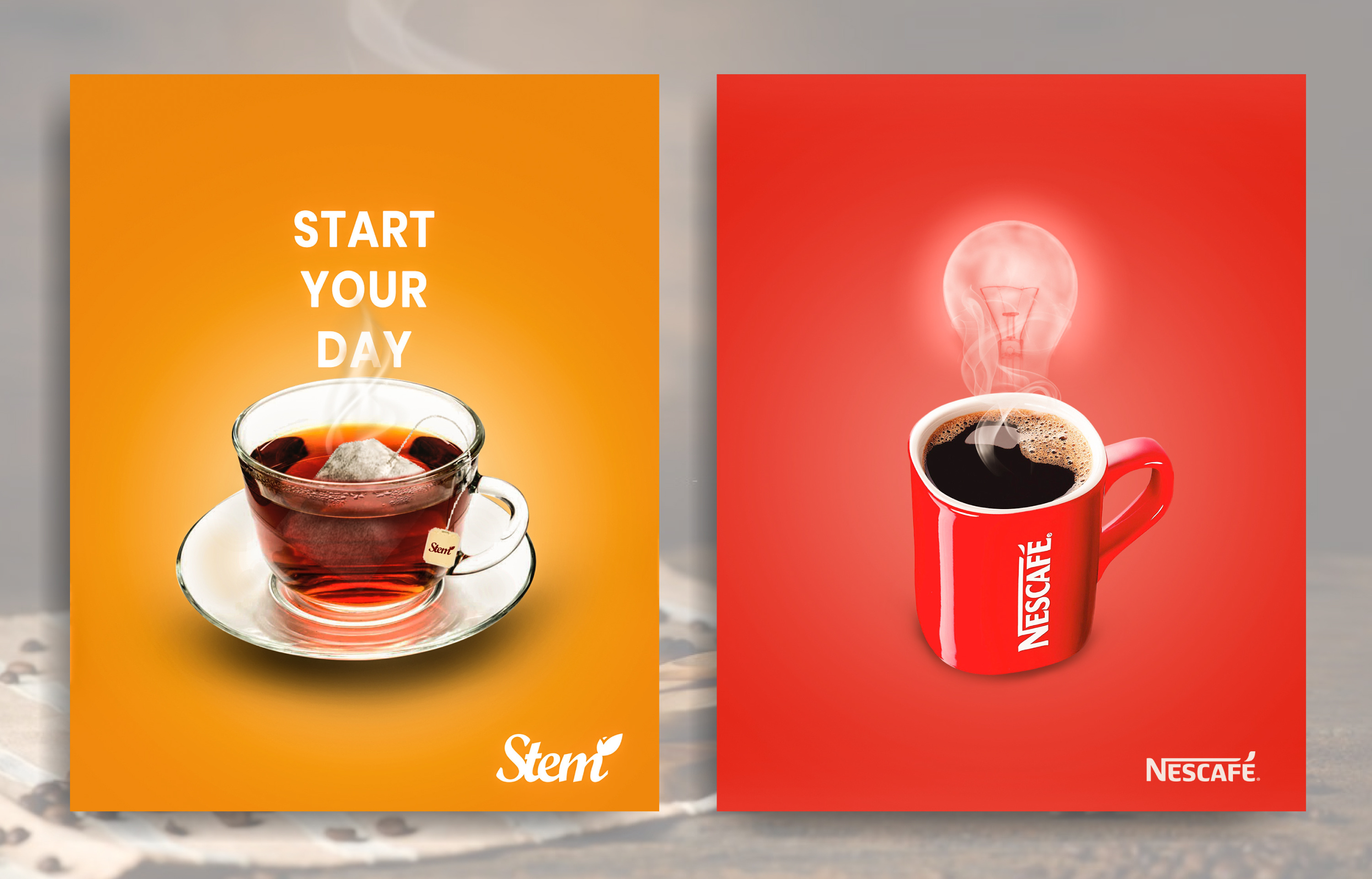 Tea coffee social media ads ads ads design advertising brand identity branding coffee coffee ads design graphic design marketing social media tea tea ads