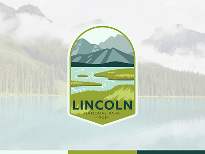 Daily logo challenge 20/50 brand identity branding cloud national park dailylogo dailylogochallenge design graphic design illustration lincoln national park logo logodesign logomark logotype national park pikake national park vector