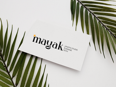 mayak/photo studio branding design graphic design logo photo photostudio ukraine