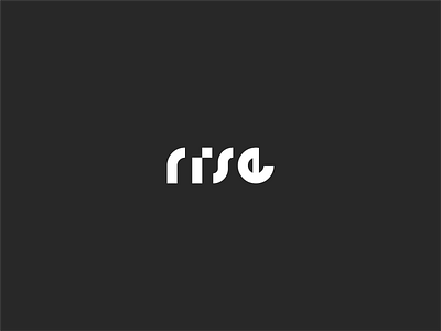 Rise - clothing brand logo brandlogo clothinglogo icon logo logodesigner logofolio uniquelogo wearlogo wordmarklogo