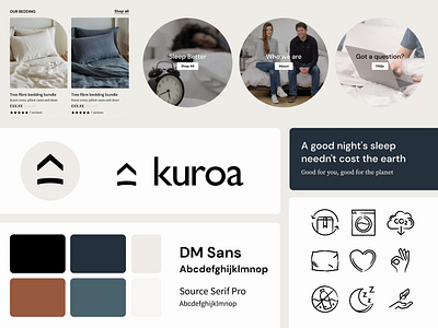 Kuroa - Design System branding design illustration ui web design