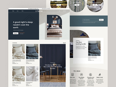 Kuroa - Desktop Home design illustration minimal ui web design website