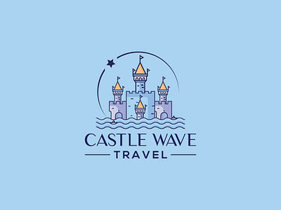 CASTLE WAVE app branding design graphic design icon illustration logo minimal ui vector