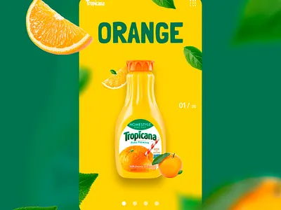 Tropicana App Design figma ui ux web design website design