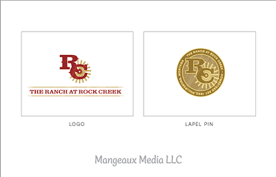 The Ranch at Rock Creek branding graphic design logo typography vector