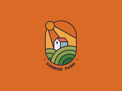 SUNRISE FARM app branding design graphic design icon illustration logo minimal ui vector