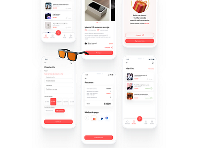 Raffle app Fast and easy way to create raffles app design design mobile app ui ui ux ui ux design ux ui uxuidesign