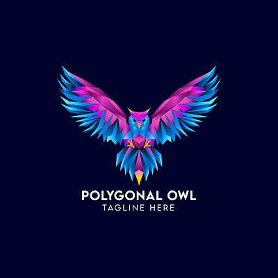 Geometric Owl Logo Design design geometric geometric logo geometricowl graphic design logo low poly owl owllogodesign polygonal logo polygonalowllogo