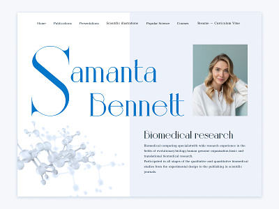 Biomedical computing specialist website design ui ux web website