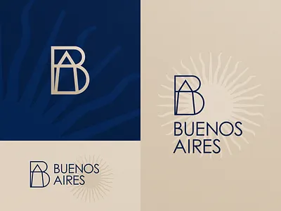 Buenos Aires argentina brand buenos aires design dribbble logo maradona messi minimalism monogram obelisk