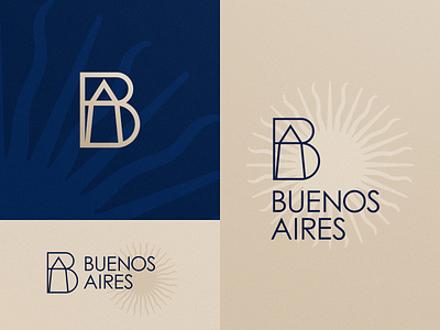 Buenos Aires argentina brand buenos aires design dribbble logo maradona messi minimalism monogram obelisk