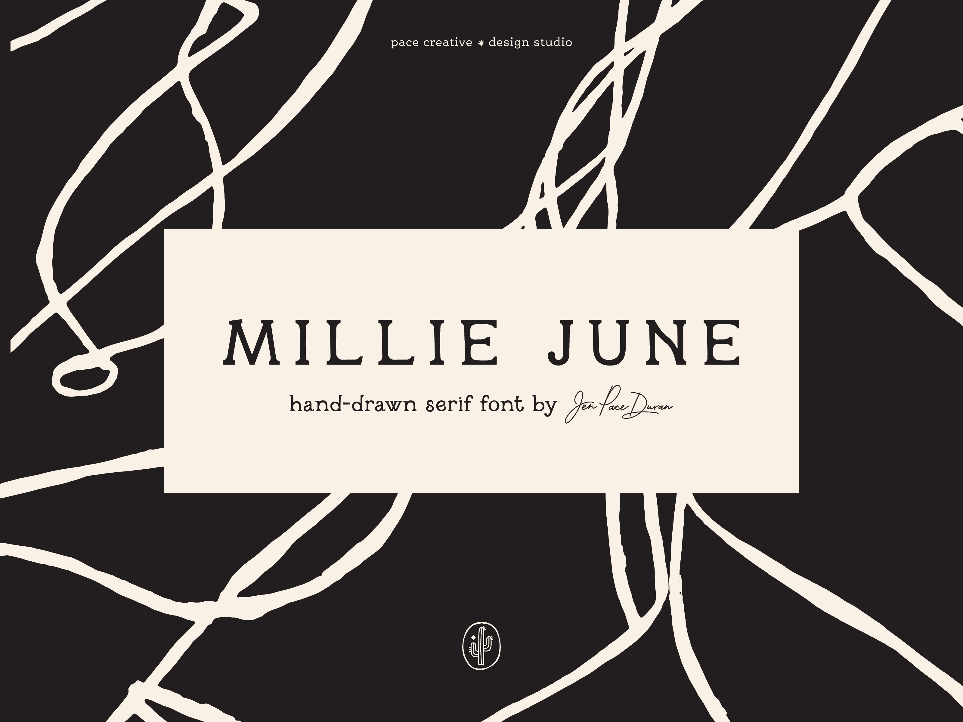 Introducing Millie June: A Hand-Drawn Serif Font design font graphic design hand drawn font hand drawn serif font hand lettered serif typeface typography vector