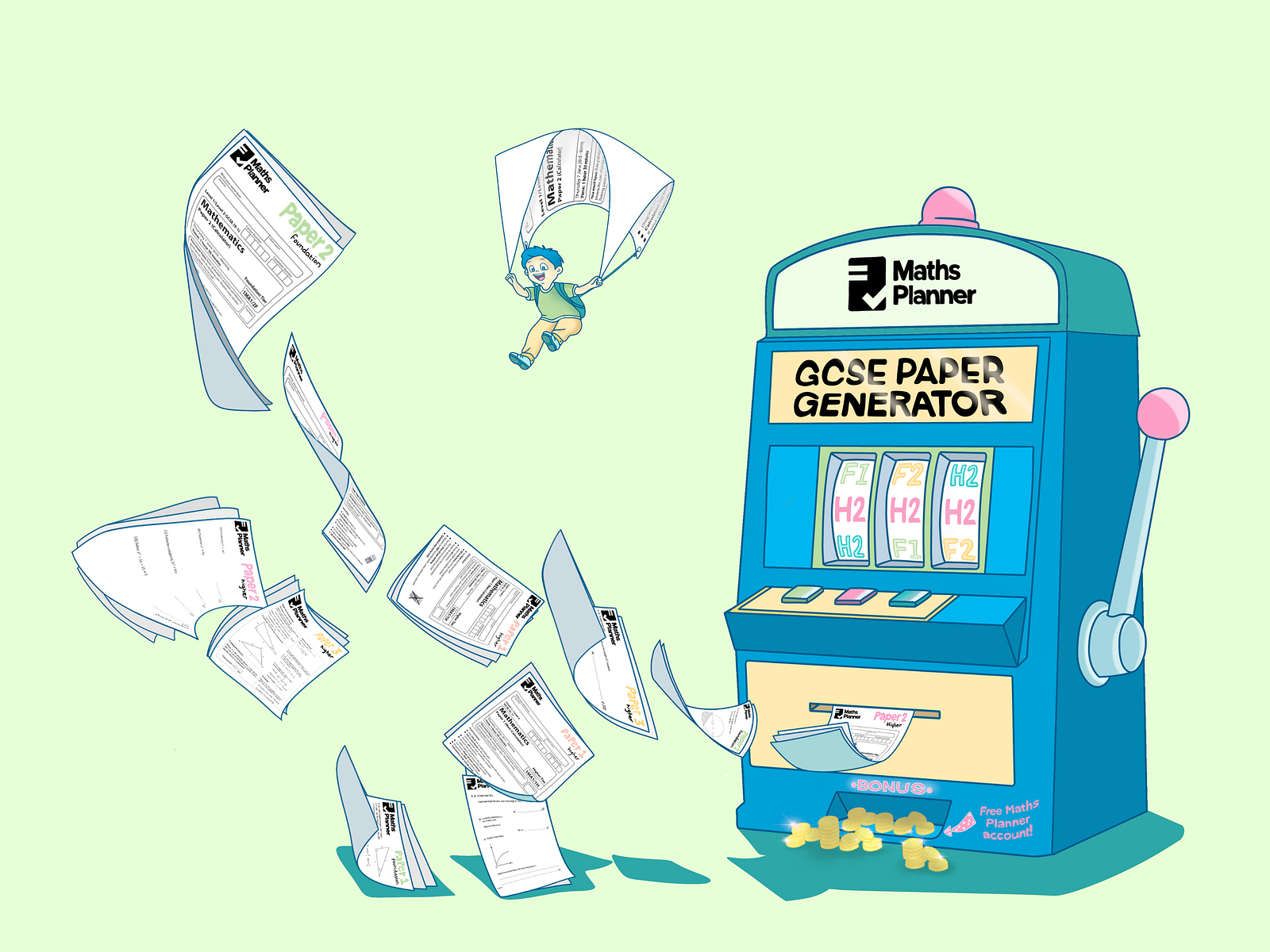 Maths Planner GCSE Paper Generator by Chloe on Dribbble