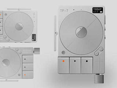 Recreating TP–7 field recorder - Product Render build2.0 design ui watchmegrow