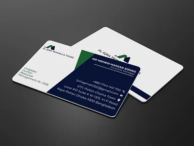 Business card brand identity branding business card design graphic design hospitality letter template letterhead logo stationery unikorns