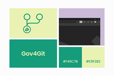 Gov4Git logo design and style guide decentralised logo product design style guide ui