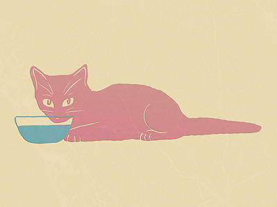 Cat cat cat art drawing cat graphic design illustration interior design