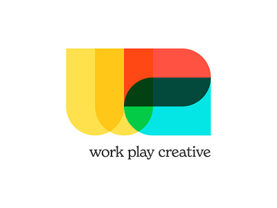 Work Play Creative Logo branding logo