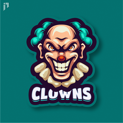 Clowns Mascot Logo Design branding carnaval character clown design graphic design illustration logo magic mascot vector