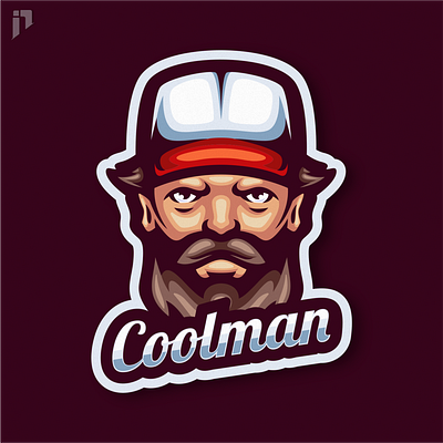 Cool Man Mascot Logo Design branding character cool design graphic design illustration logo man mascot vector