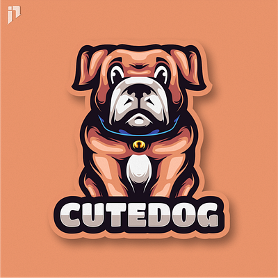 Cute Dog Mascot Logo Design animal branding character cute design dog graphic design illustration logo pet vector