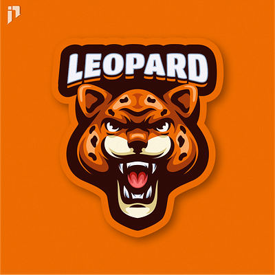 Leopard Mascot Logo Design animal branding cat character design graphic design illustration leopard logo vector