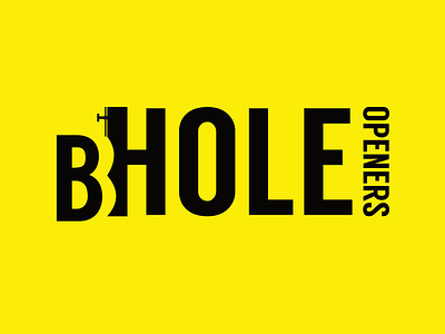 Beer Hole Openers brand branding logo typography