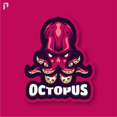 Octopus Mascot Logo Design branding character design graphic design illustration kraken logo mascot octopus vector