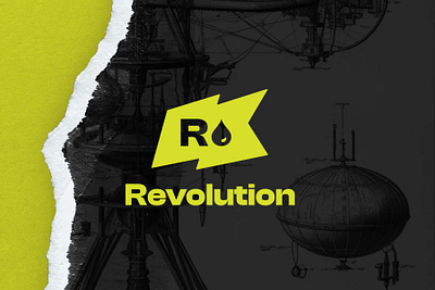 Revolution Logo branding design graphic design logo