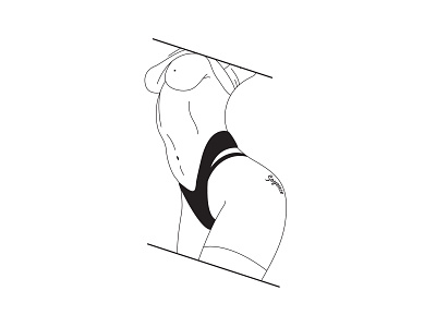 Erotic draw #01 adobe illustrator communication design erotic illustration nude