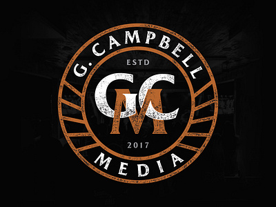 G. Campbell Media Rebrand branding logo rebrand typography