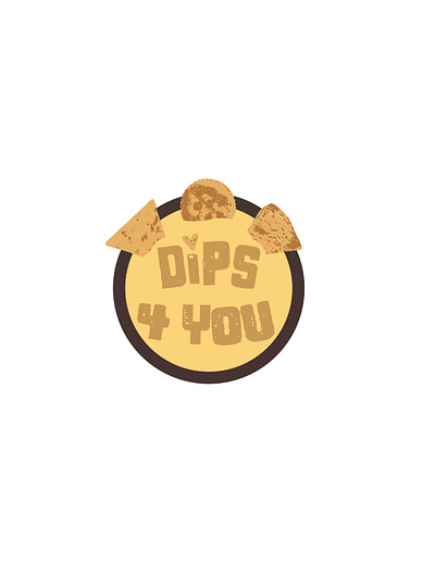 Final Logo Design - Dips 4 You branding design food graphic design illustration logo typography vector