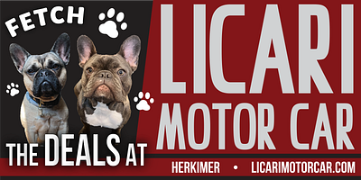 Licari Motor Car - Billboard ad design billboard branding design graphic design illustration typography vector