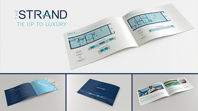 The Strand Brochure advertising brochure collateral condo design graphic design luxury marketing print print design real estate