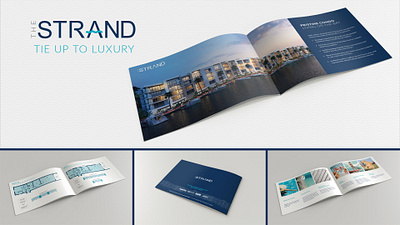 The Strand Brochure advertising brochure collateral condo design graphic design luxury marketing print print design real estate