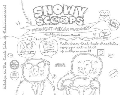 Snowy Scoops™ Ice Cream animation branding design graphic design illustration logo social media ui vector