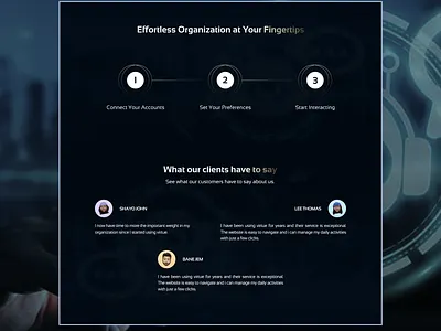 Steps and testimonials page design product design ui uiux ux web design
