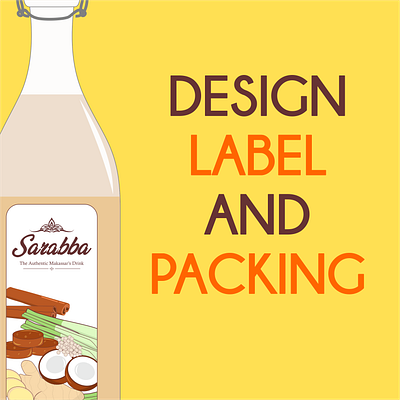 Design Label and Packaging branding graphic design illustration label packaging vector
