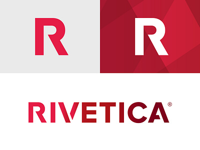 Rivetica brand identity logo design marketing logo