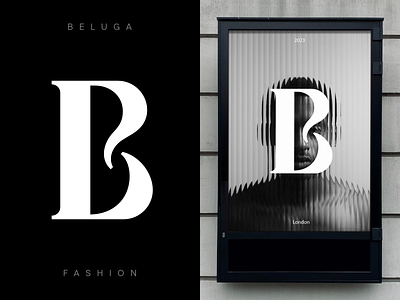 BELUGA b b letter b wave icon letter logo logodesign logotype monogram pb pb wave sign symbol wave