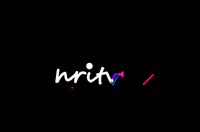 Name Animation - Hritvik animation motion design typography