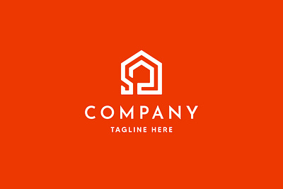 SP House Logo ($300) building construction home logo ps logo real estate sp logo